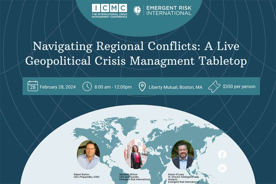 Boston Live Crisis Management Tabletop: Navigating Regional Conflict