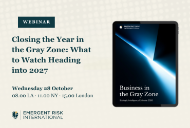 Closing the Year in the Gray Zone: What to Watch Heading into 2027