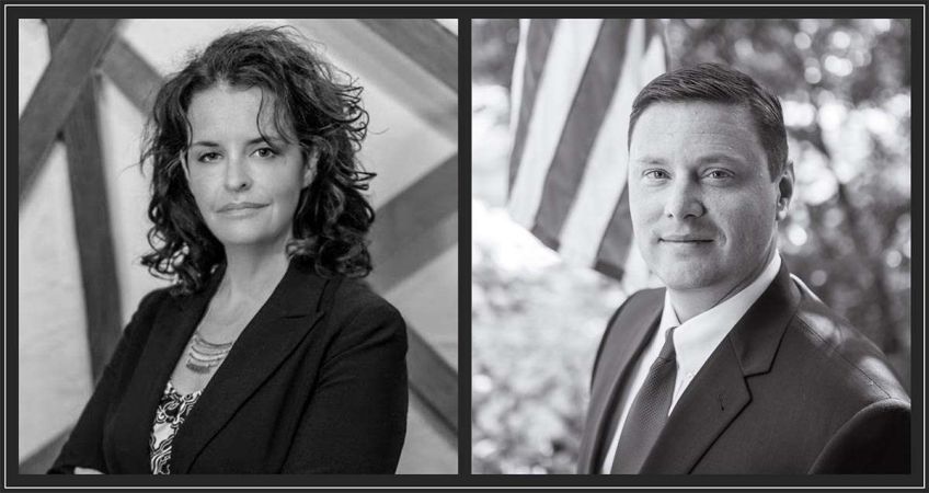 Emergent Risk International CEO and Founder, Meredith Wilson (left) and Chief Operating Officer, Brady Roberts